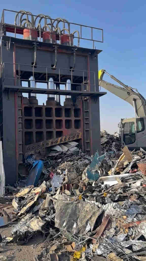 1250 Ton scrap metal shear machine from China factory for sale