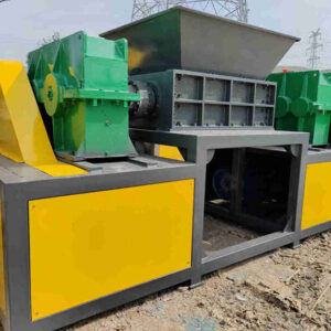 model 1000 dual shaft scrap metal shredder from China factory for sale