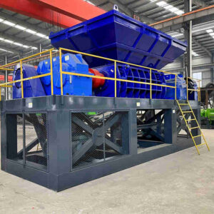 Industrial Dual Shaft Scrap Metal Shredder Machine 20-50 TPH for sale