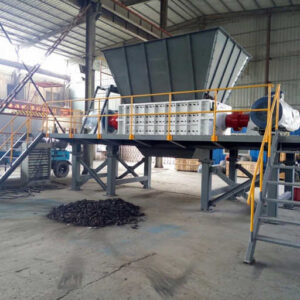 Heavy Duty Industrial Dual Shaft Scrap Metal Shredder Machine, 25-60 TPH, Model 2600
