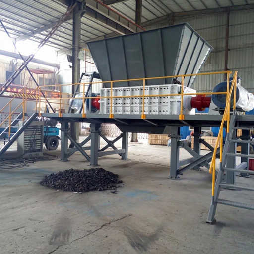 Heavy Duty Industrial Dual Shaft Scrap Metal Shredder Machine, 25-60 TPH, Model 2600