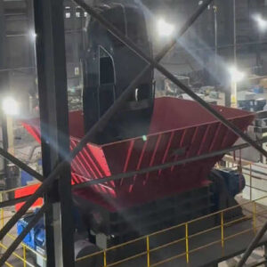 Industrial Dual Shaft Scrap Metal Shredder Machine 2600#, 25-60 TPH